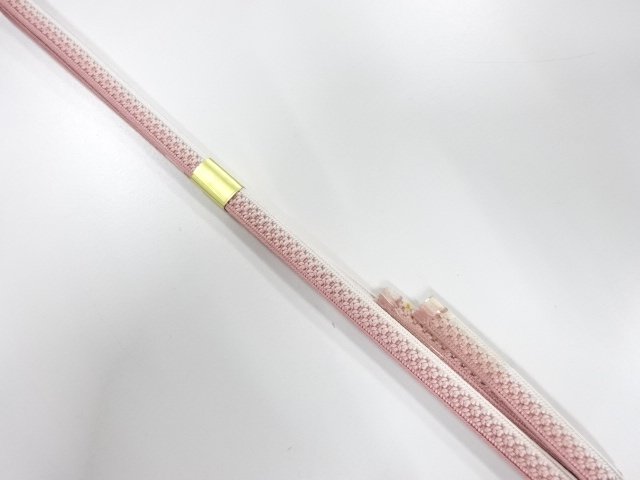 未使用品　正絹　帯留め用　手組三分紐